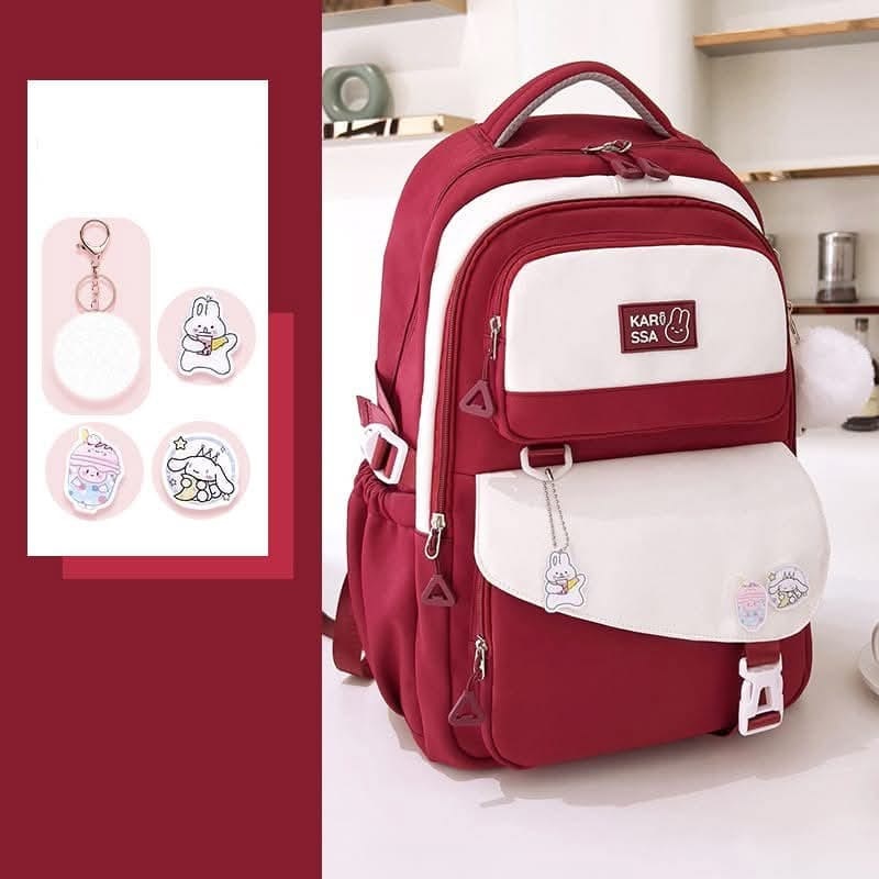 Cute Casual Premium Kids School Bag 2027, D1013, D1014, D1015, D1016, D1017 360 view